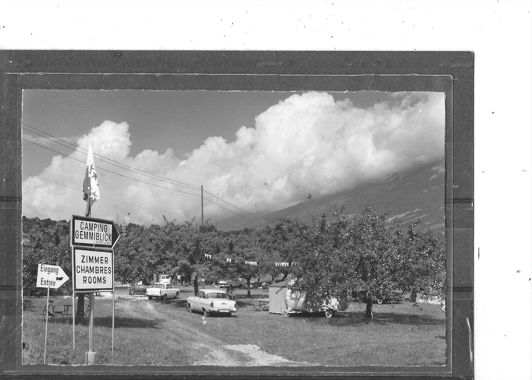 Cartoline postali: VS Agarn  Camping Gemmiblick – Usato da Schocherswil venduto da Wilare