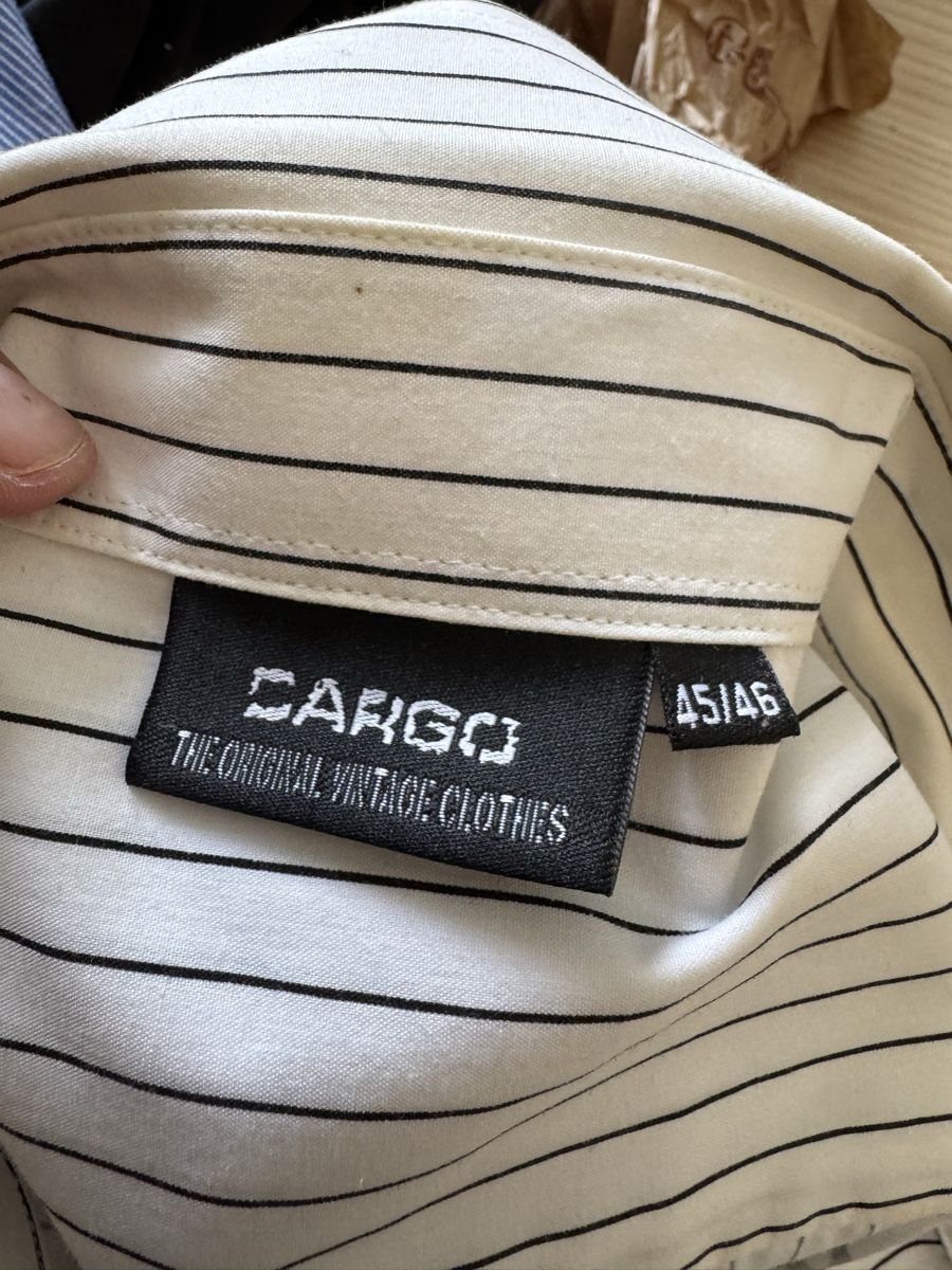 Camicie: Chemise CARGO rayée, taille 45/46 chic! – Usato da Veyrier venduto da kimedovapa 2