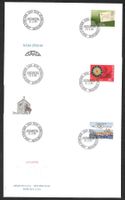3 FDC 705-707 Serie Einzelmarken ET 21.2.1984