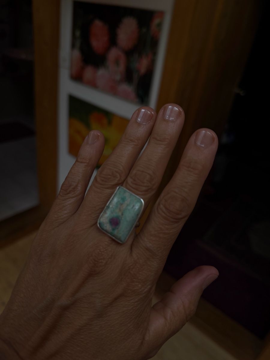 Ringe: Silberring Rubin in Fuchsit – Gebraucht aus Donat von troja007 3