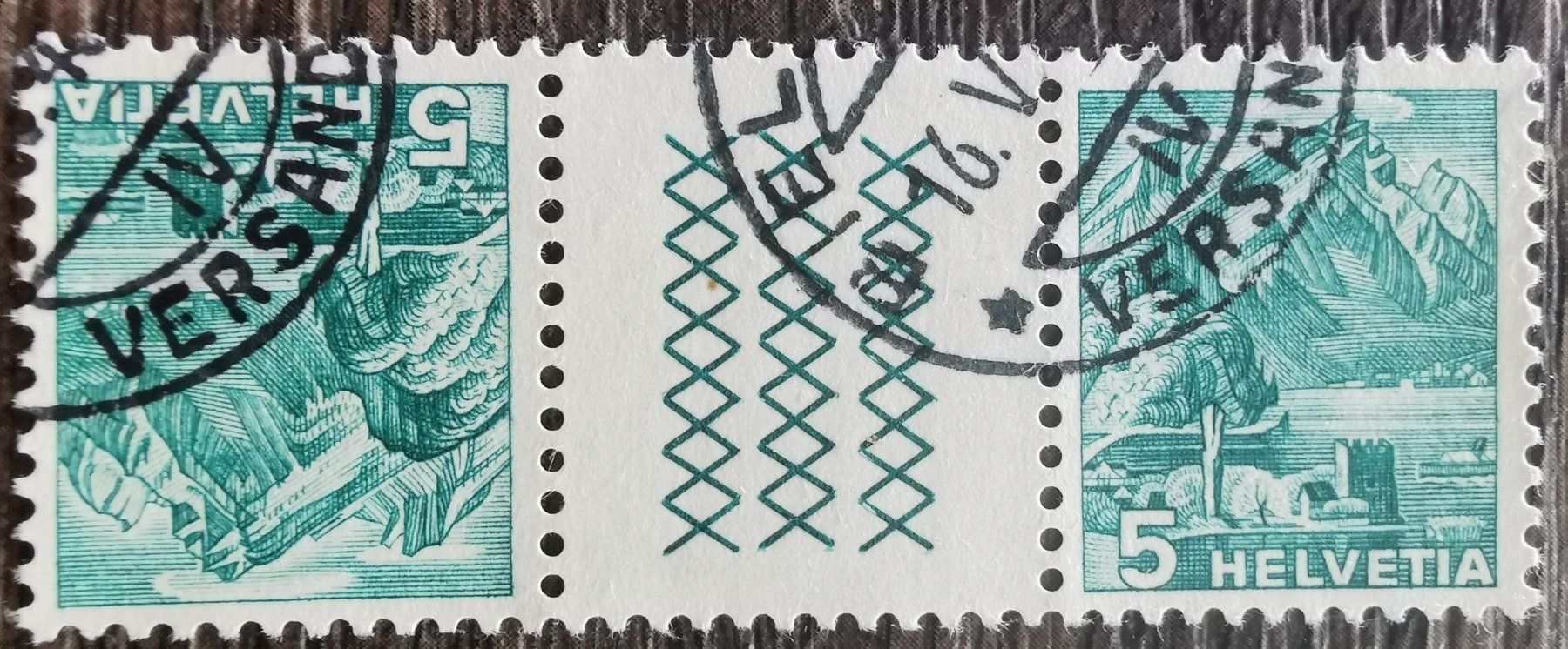 Tutti i francobolli: TR101 Timbre Suisse Oblitère 19xx – Usato da Cousset venduto da Patrick_Collections