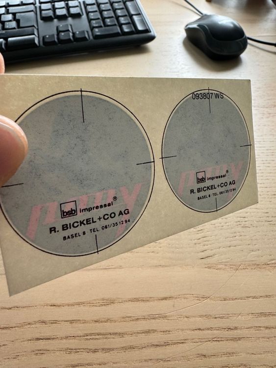 2 Pony Junior Tankaufkleber Töffli (Neu (gemäss Beschreibung)) in ...