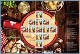 2018  Kleinbogen   Fondue   postfrisch