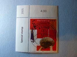 2005 Sondermarke Unspunnen 1157 ET Vollstempel mit Rand