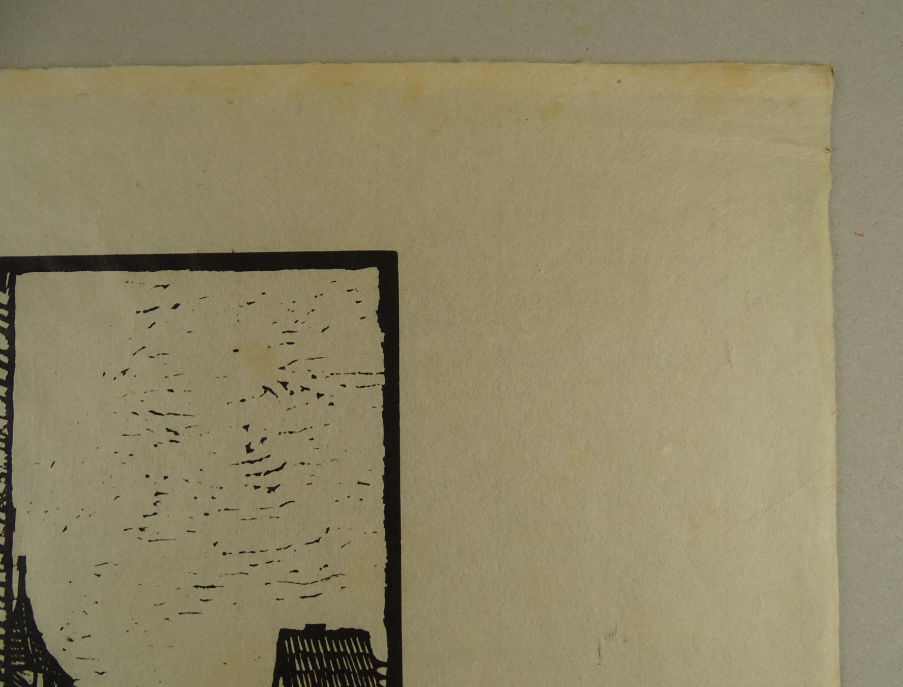 Xilografie: ST. EULOGIUS DER HUFSCHMID, ORIGINAL HOLZSCHNITT – Usato da Grüningen venduto da Kartensammler 6