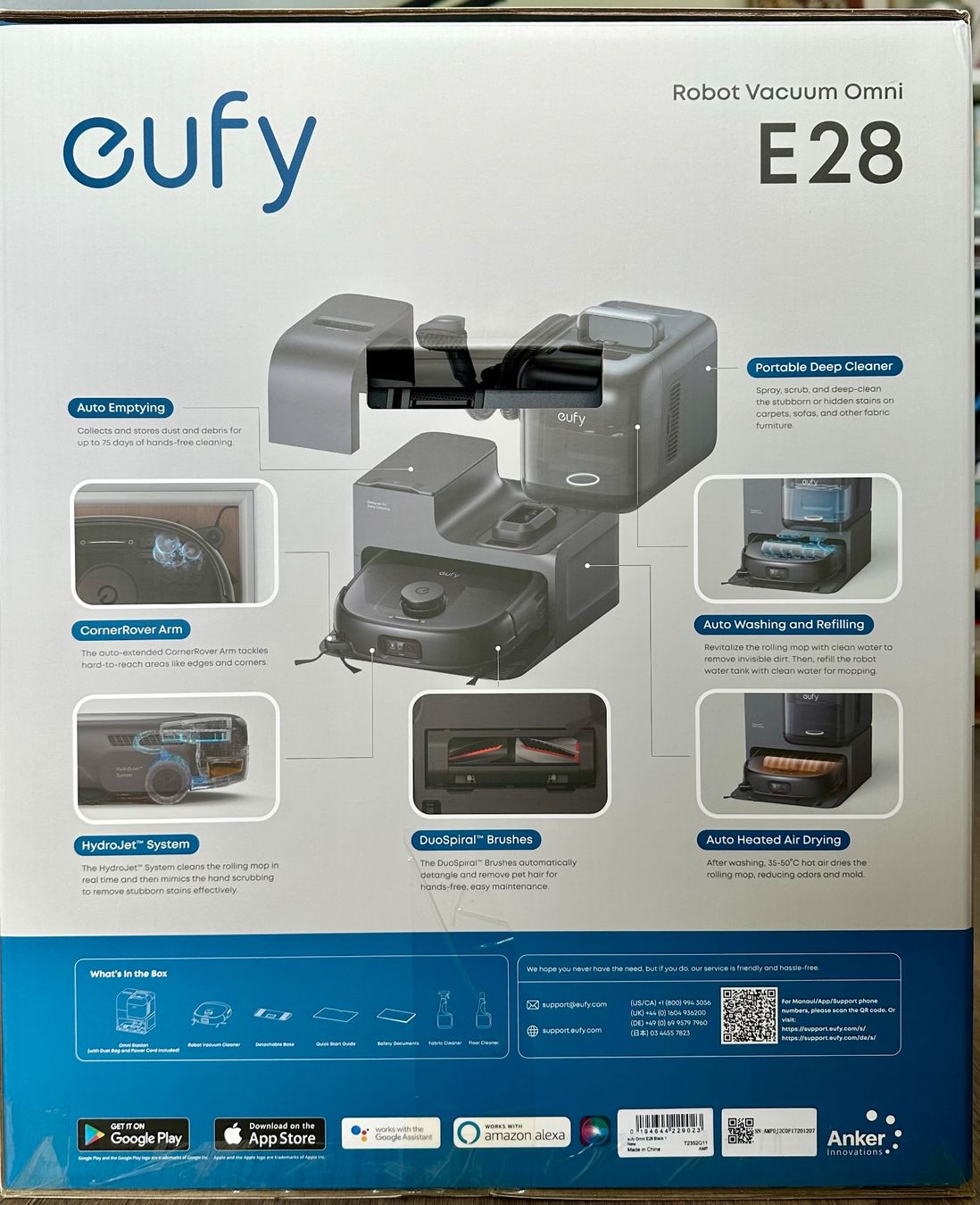 Eufy Aspirapolveri & Accessori: eufy Omni E28 Saugroboter mit Wischfunktion – Usato da Einsiedeln venduto da UnicornFairy 6