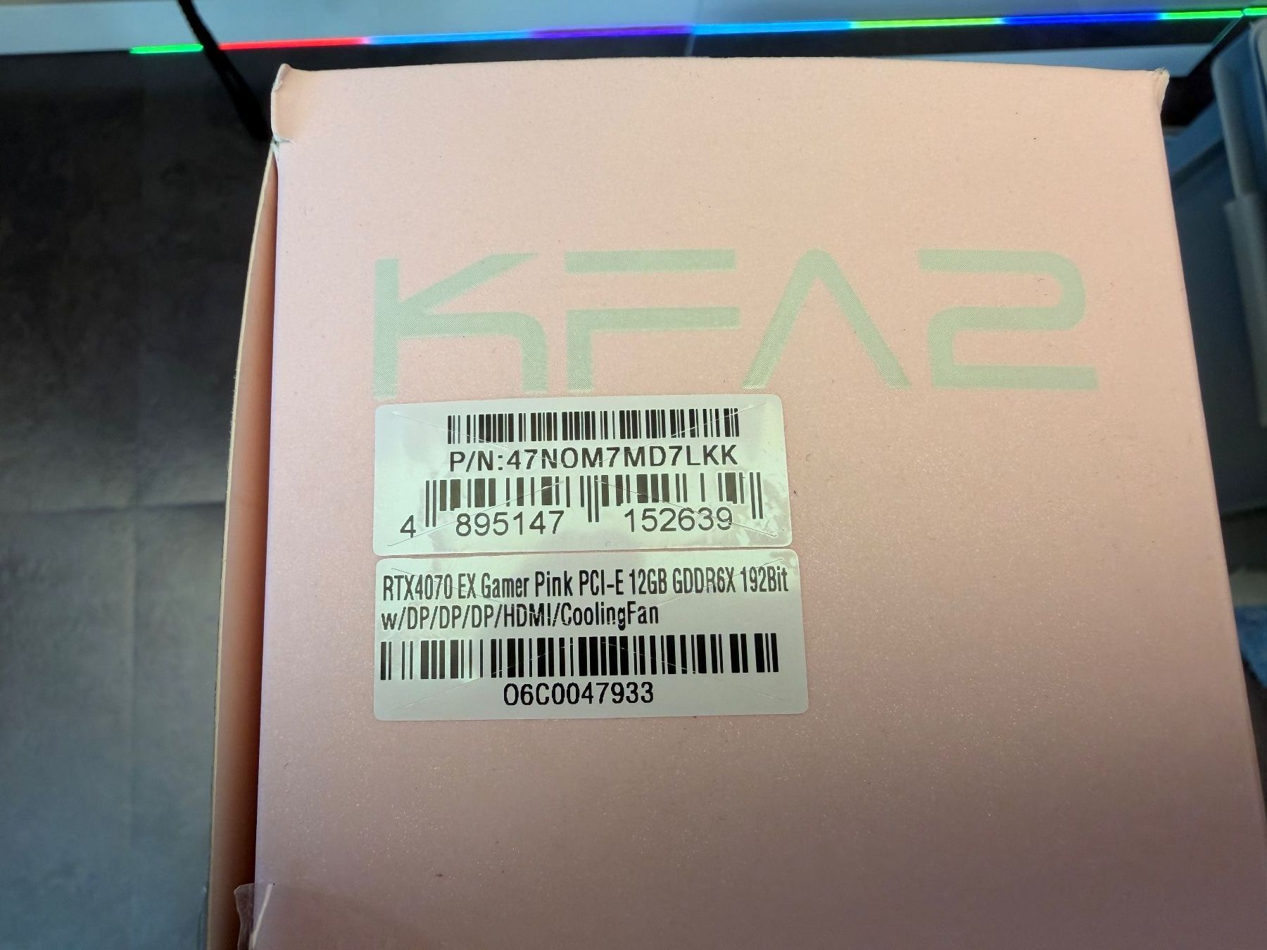 Nvidia Grafikkarten: KFA2 RTX 4070 EX Gamer Pink – Gebraucht aus Basel von LESAB1977 3