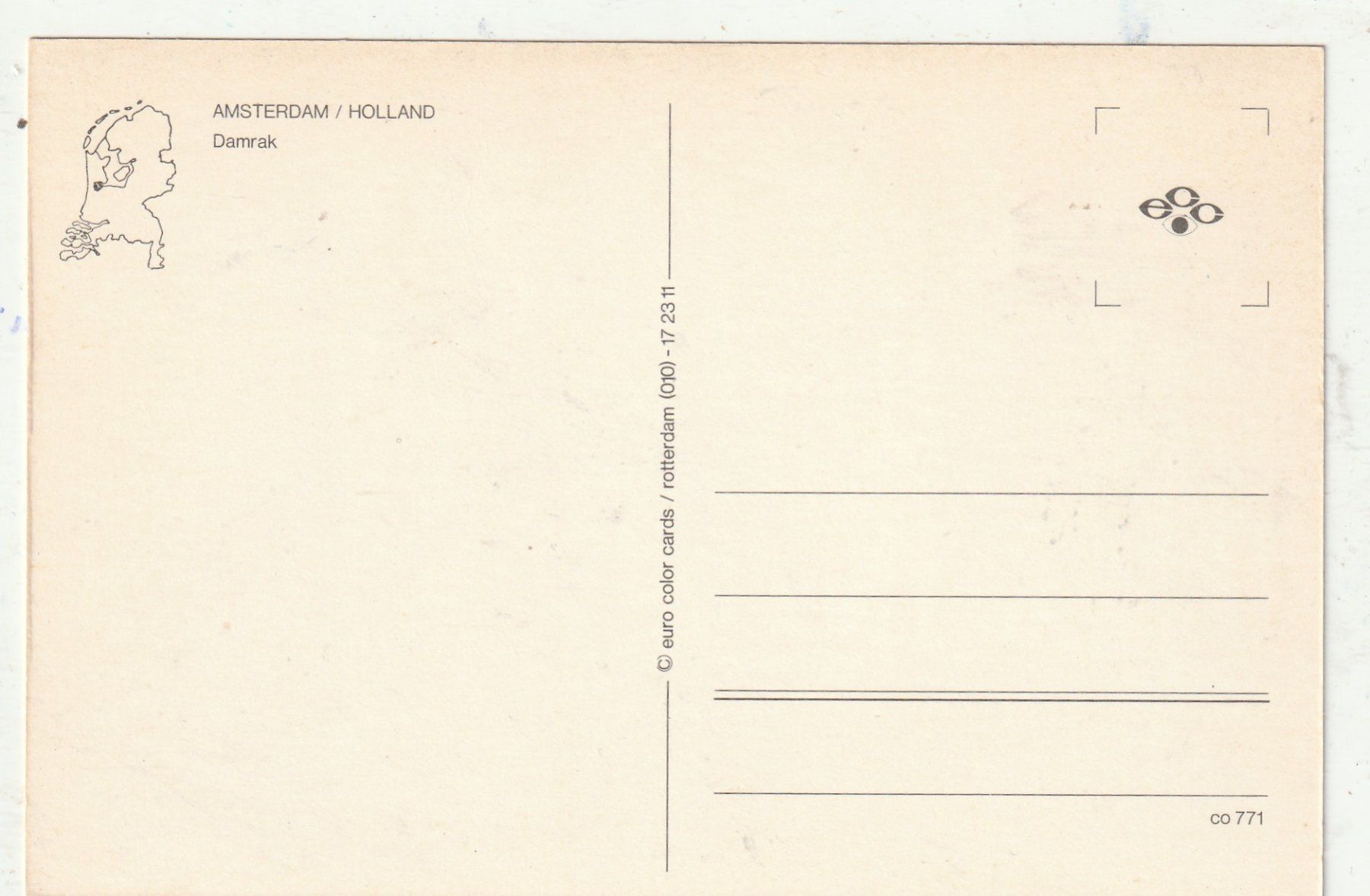 Cartes postales: Amsterdam – D'occasion à Lumbrein par made02 1