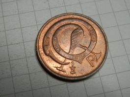 Irland  ½ Penny, 1980