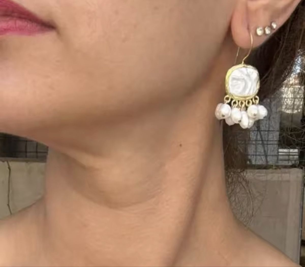 Orecchini pendenti & Orecchini a lobo: Perlen Ohrringe, boho ,barock Optik, neu – Nuovo e nell'imballaggio originale da Muttenz venduto da stoeberi01 4