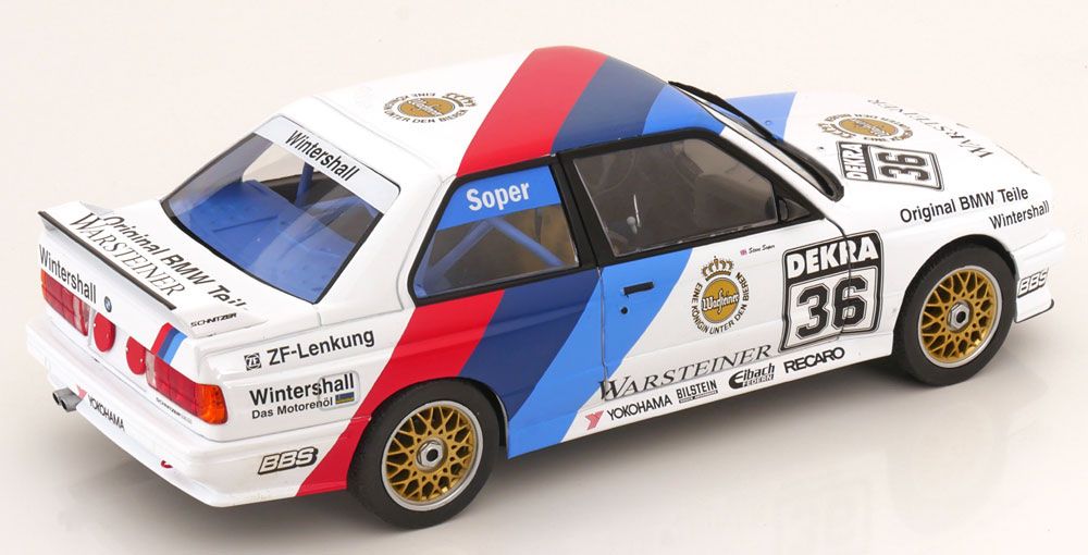 Solido Modellini d'auto: BMW M3 E30 #36 DTM SOPER 1989 1:18 SOLiDO – Nuovo e nell'imballaggio originale da Suhr venduto da Moebelsiralfred 1