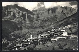 Albinen /Wallis, Teilansicht mit Trubeln