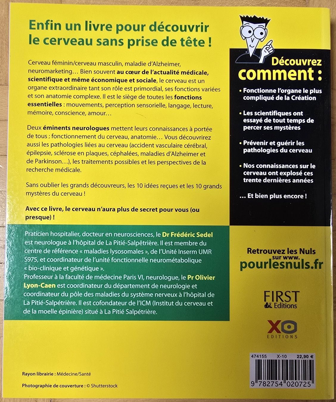 Libri: Pour les nuls : Le Cerveau – Usato da Froideville venduto da xXSebastienXx 1