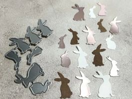 Stanzschablone Nr. 438, Ostern, Hasen (Sizzix geeignet)