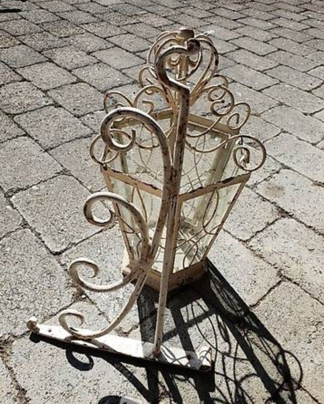 Laternen: 6-eckige Laterne breite 27cm Höhe ca.42cm – Gebraucht aus Kölliken von Lieblings-stuecke