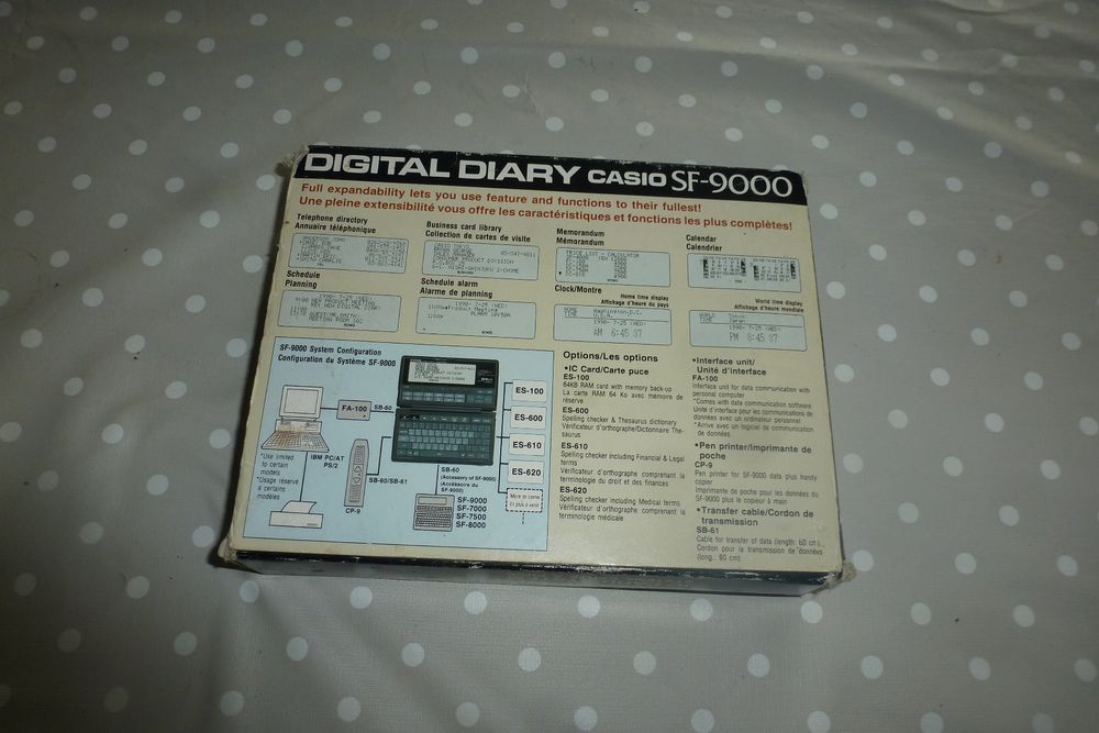 Casio Digital Diary SF-9000 64 KB IC Card System (Gebraucht) in Emmen ...