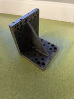 Equerre d'usinage robuste en fonte 160x150x18mm
