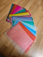 30 verschiedene farbige Klarsichthüllen, A4 (Set2)