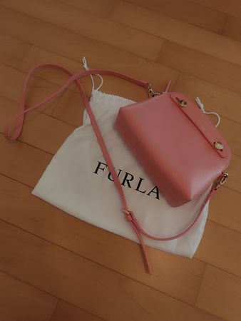 Furla Handtasche Leder Pink Damen 