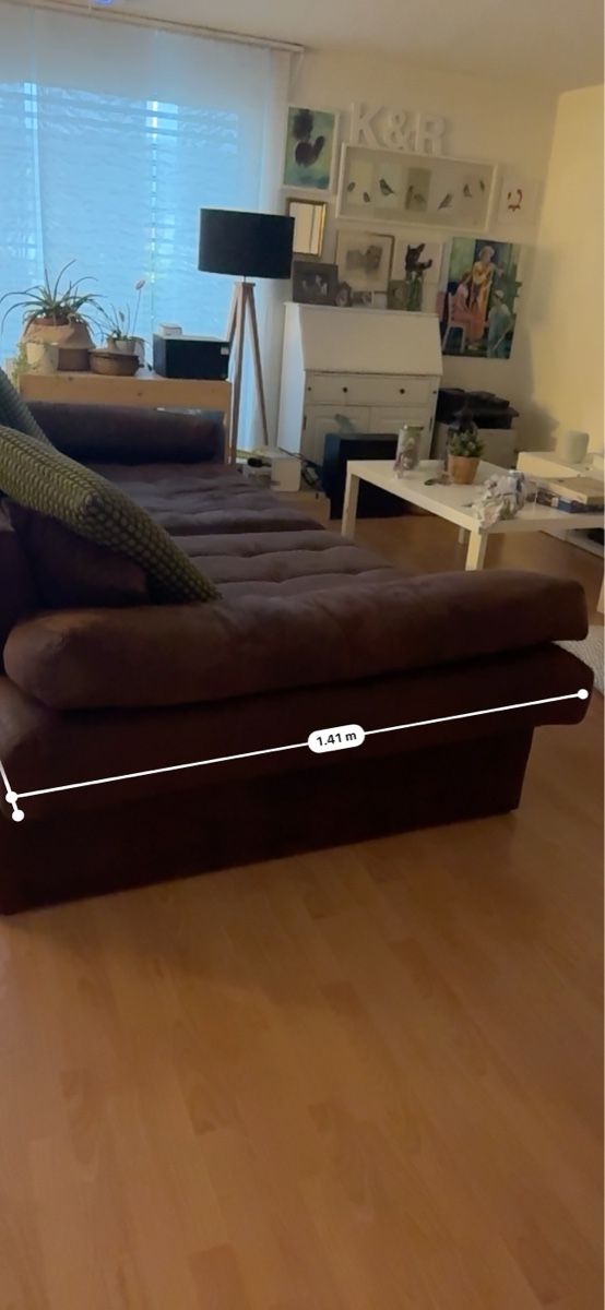 Conforama Sofas: Ecksofa braun 279cm guter Zustand – D'occasion à Embrach par Katharina82 3