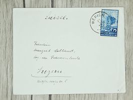 CL14 Enveloppe + Timbre Belgique 1935
