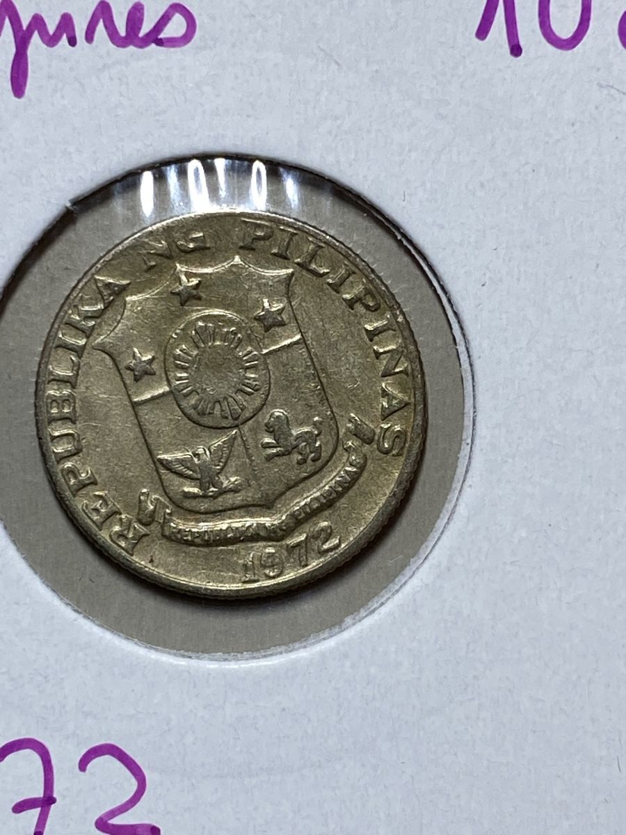 Tutti le monete: Philippines - 10 centimes - 1972 – Usato da Payerne venduto da Mike1682