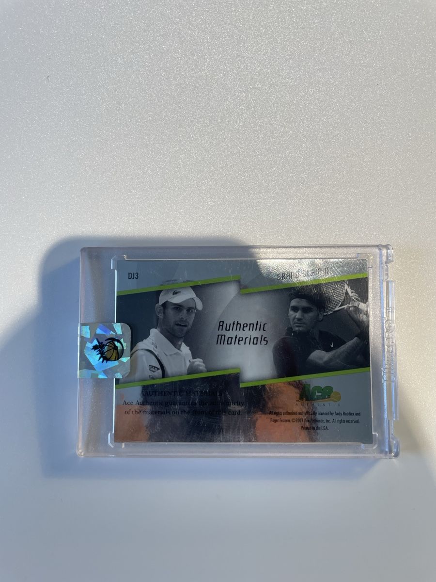 Sammelbilder & Trading cards: Andy Roddick Roger Federer Dual Patch Authentic Materials – Gebraucht aus Wädenswil von Gmenswisscard 1