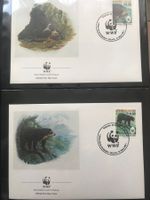 WWF Bolivien 1991 Satz Brillenbär illustr. Ersttagsbriefe