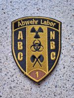 *** Badge Abwehr Labor ABC NBC 1 ohne klett ***