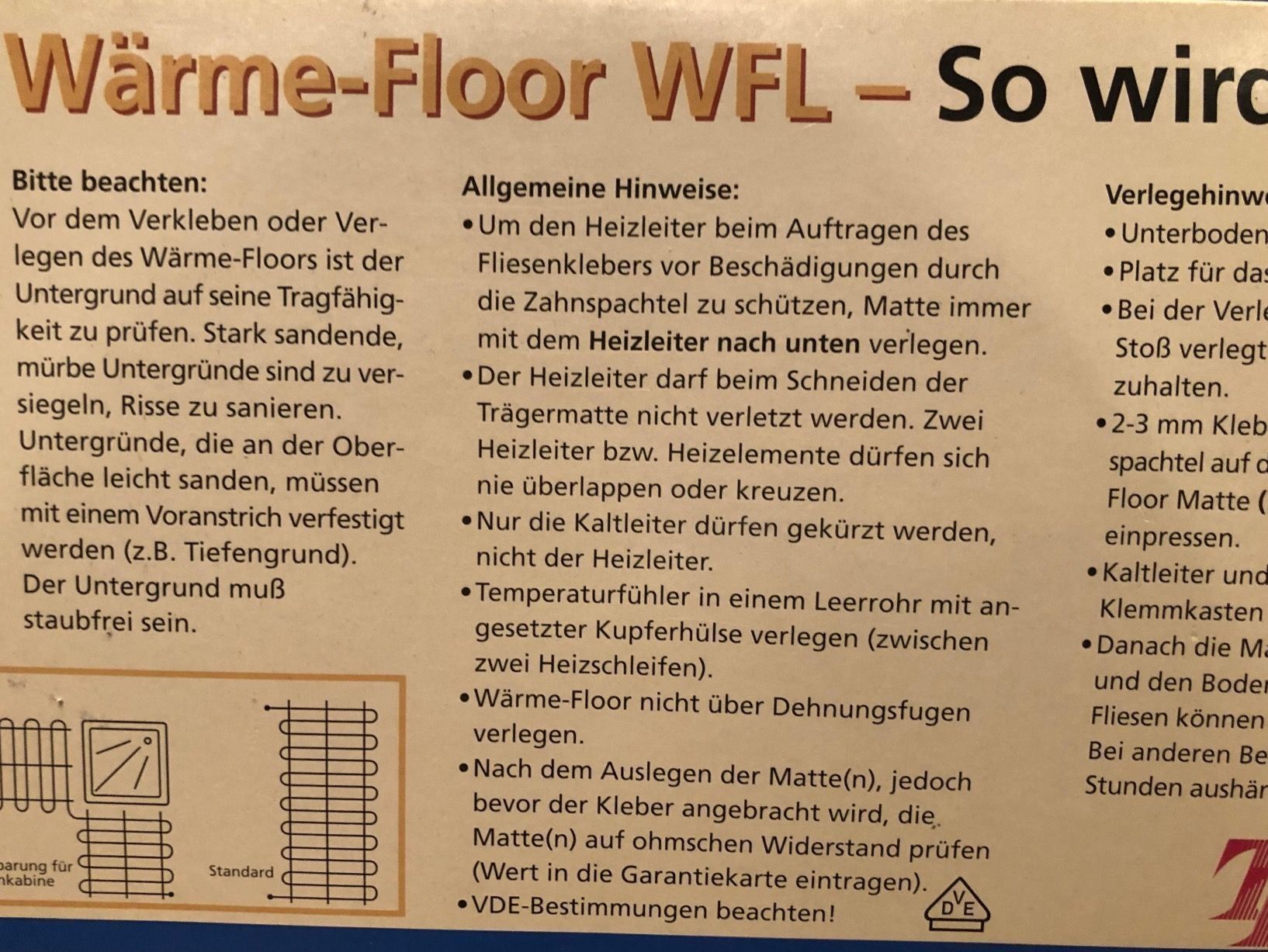 Heizgeräte: Bodenheizung 5m2 Technotherm 160 W/m2 – Neu und originalverpackt aus Basel von Piepsli 7