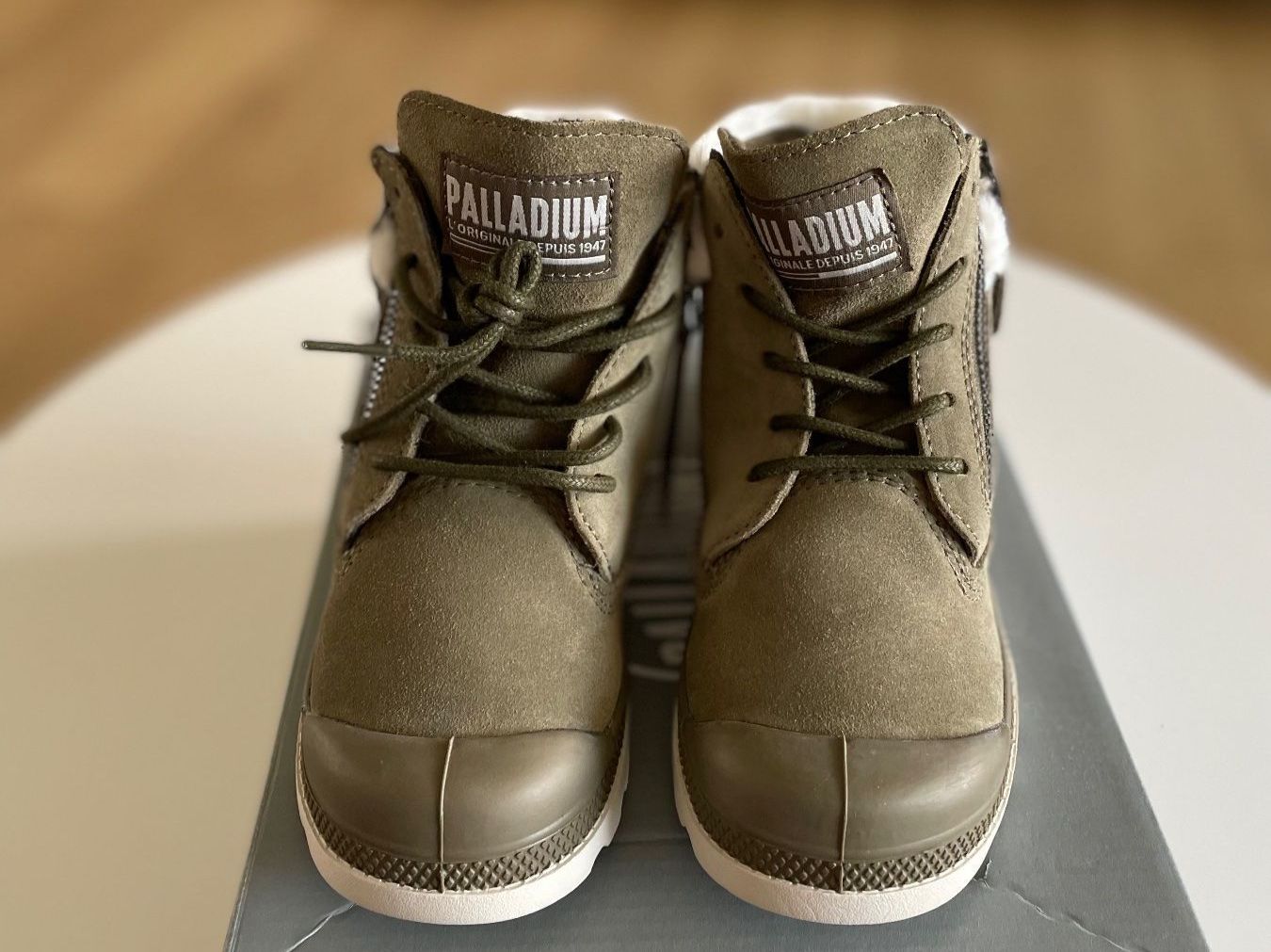 Palladium Scarpe da uomo: NEU! Palladium Boots Gr.30 echtes Leder – Nuovo e nell'imballaggio originale da Felben-Wellhausen venduto da begean 3