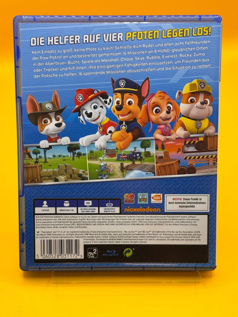 Spiele: Paw Patrol im Einsatz - PS4 Spiel – Gebraucht aus Oberwil b. Zug von silver2024 1