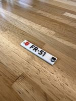 Personalisierbar Autoschild Schlüsselanhänger Fribourg