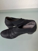 Qualitätsschuhe belvida Leder mattes schwarz Gr. 40