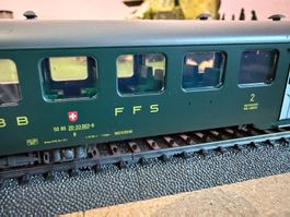 Märklin 43383 Leichtstahlwagen 2.Kl. SBB (CH)