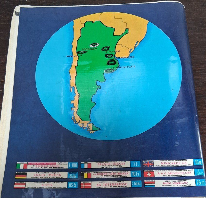 Panini Album: Album Panini Argentina 78 complet – Usato da Corcelles NE venduto da interstellar 1