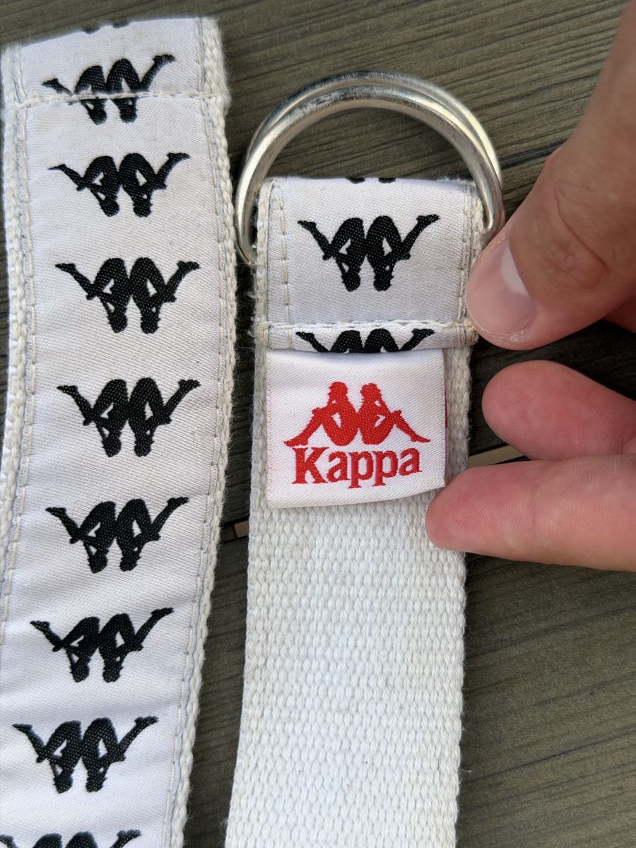 Cinture: Ceinture KAPPA blanche logo "Omini" taille 130 – Usato da Boudry venduto da LuigiLoot 1