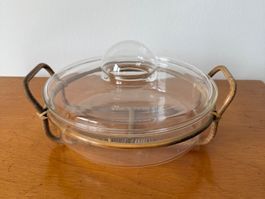Vintage Bodum Hotpot mit Bambushalterung