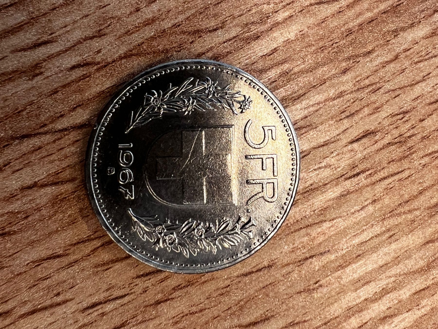Tutti le monete: 5 CHF 1967 – Usato da Rüti ZH venduto da Gado19