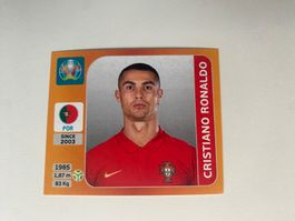 Panini Bild Ronaldo CR7 UEFA Euro 2020. Seltene Version
