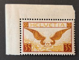Flugpost F14 postfrisch Bogenecke