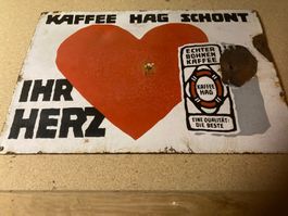 Email Schild Kaffee Hag