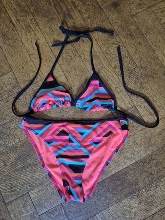 Maillot de bain deux pièces TRIBORD multicolore taille S