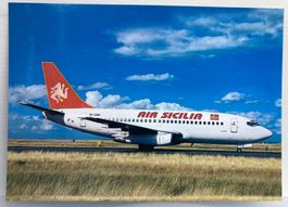 Postcard B737-228 Air Sicilia