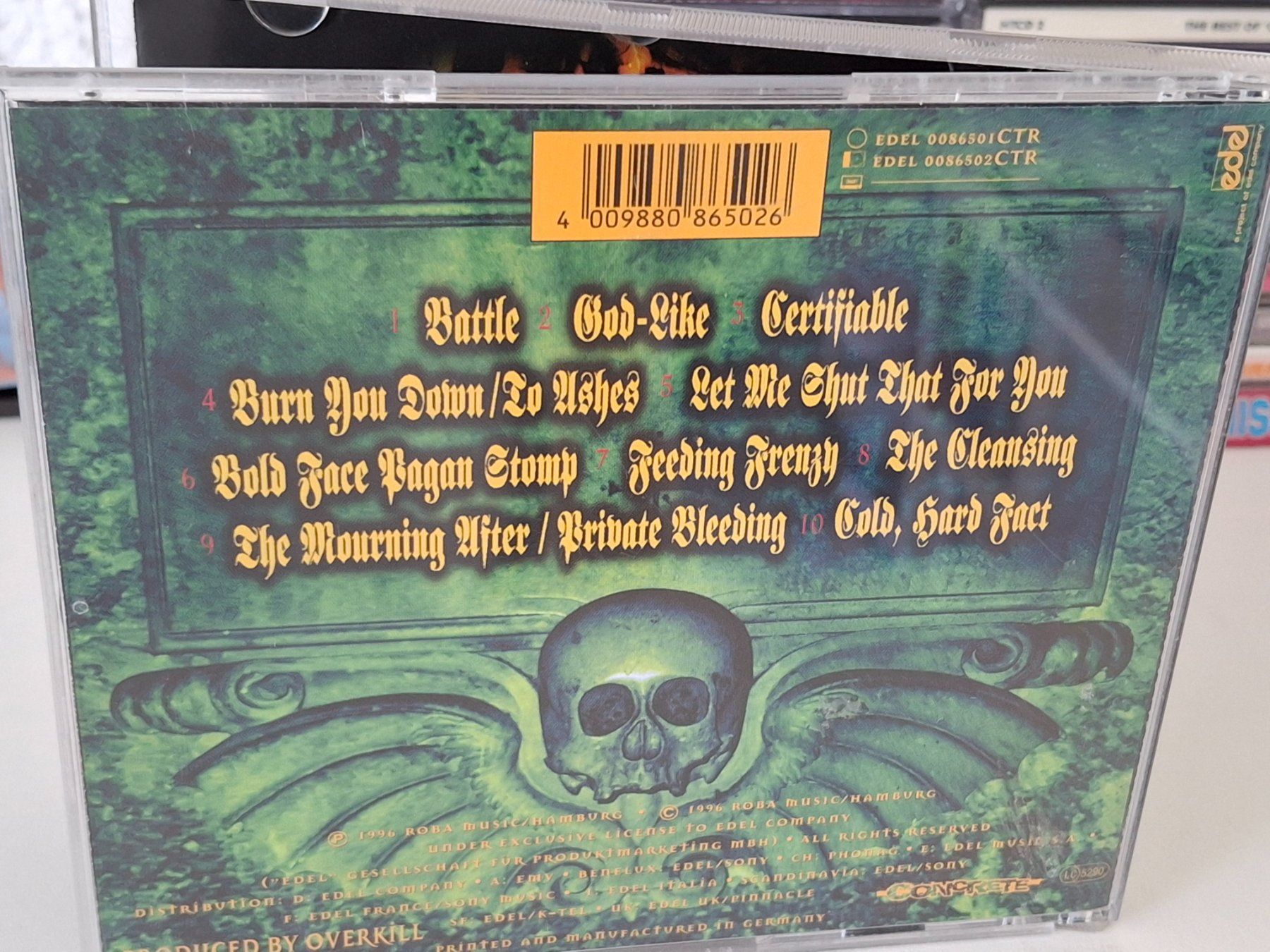 CD: CD Overkill - The Killig Kind – Usato da Aarberg venduto da Jackup1 1