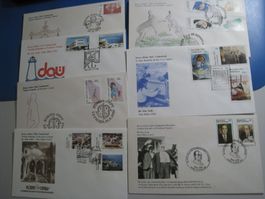 7 Ersttagsbriefe Nordzypern
