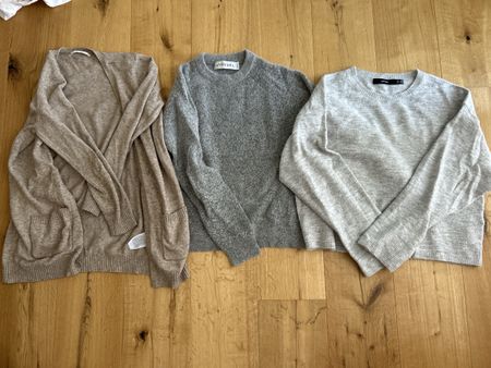 Set 1 Strickjacke 2Pullis, Grösse M