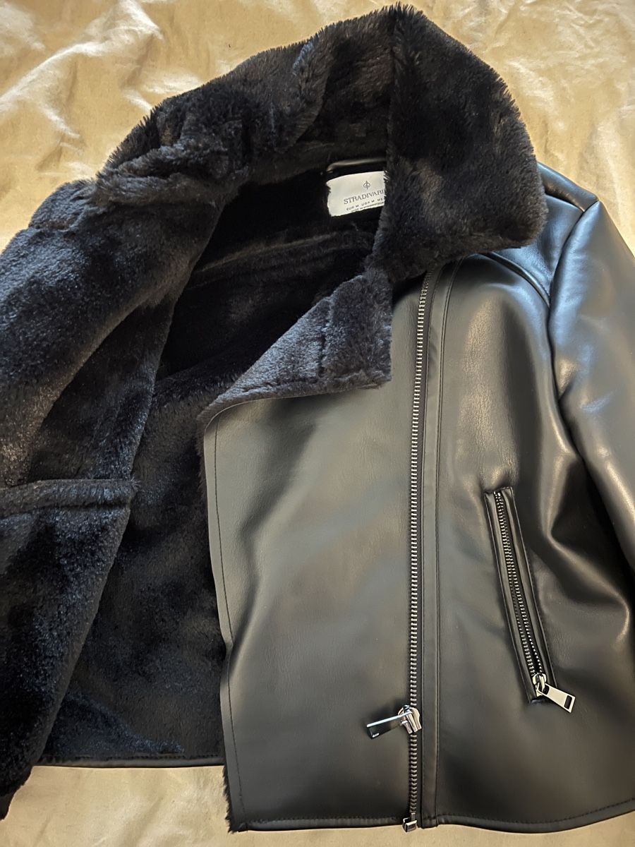 Giacche: Schicke Kunstlederjacke mit Kunstfell Gr. M – Nuovo (secondo la descrizione) da Egerkingen venduto da ear_k6fg 1