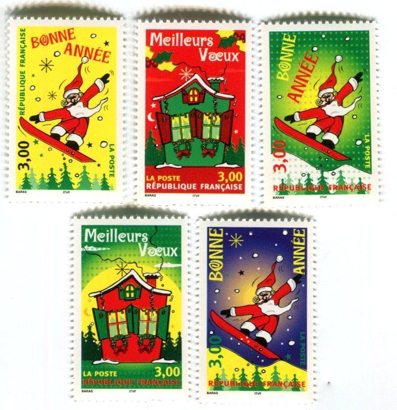 Alle Briefmarken: Briefmarken "Weihnachtsmann". Frankreich – Neu und originalverpackt aus Basel von Butsch5