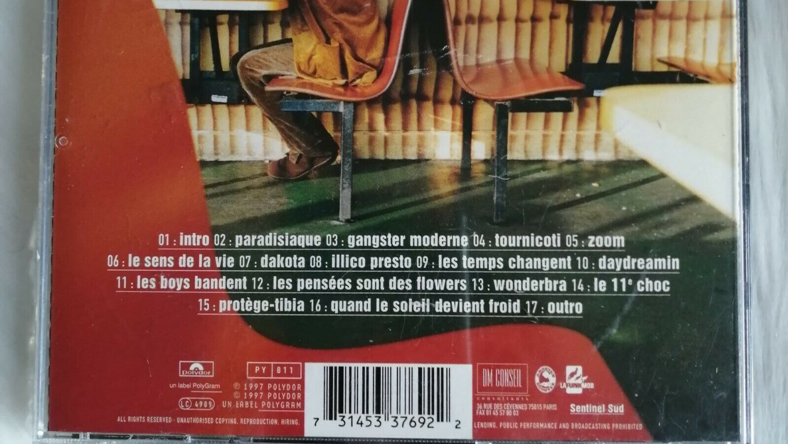 CD: Mc Solaar - Paradisiaque                             ©'1997 – Usato da St. Gallen venduto da elk2021 2